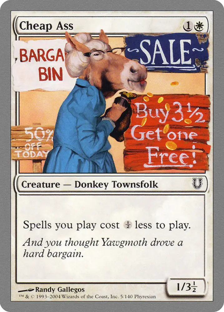 Cheap Ass [Unhinged] - MTG Single