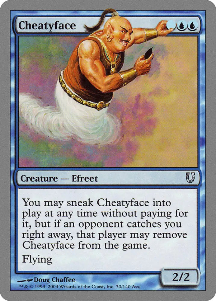 Cheatyface [Unhinged] - MTG Single