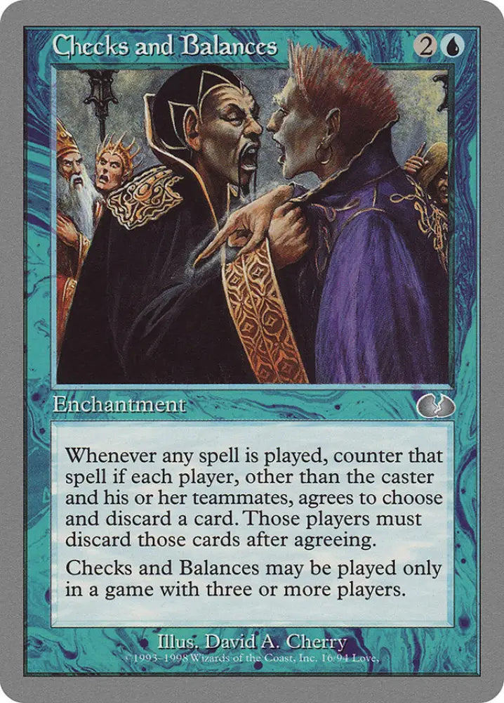Checks and Balances [Unglued] - MTG Single
