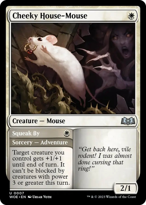 Cheeky House-Mouse [Wilds of Eldraine] - MTG Single