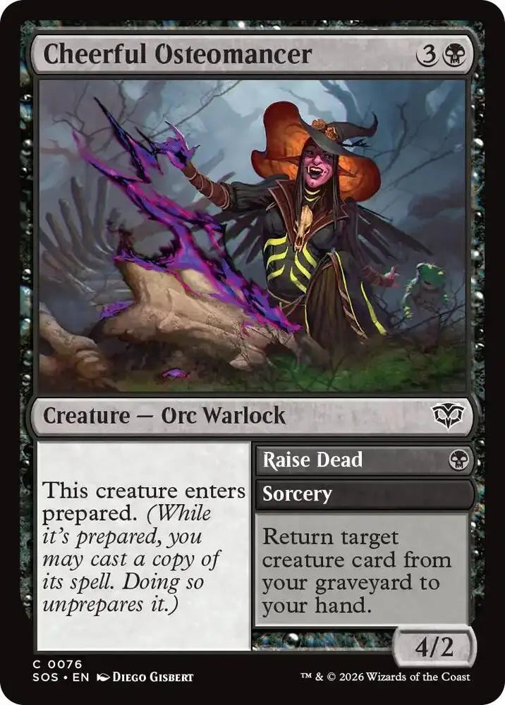 Cheerful Osteomancer (76) [Secrets of Strixhaven]