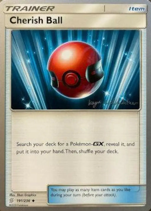 Cherish Ball (191/236) (Fire Box - Kaya Lichtleitner) [World Championships 2019] - Pokemon Single
