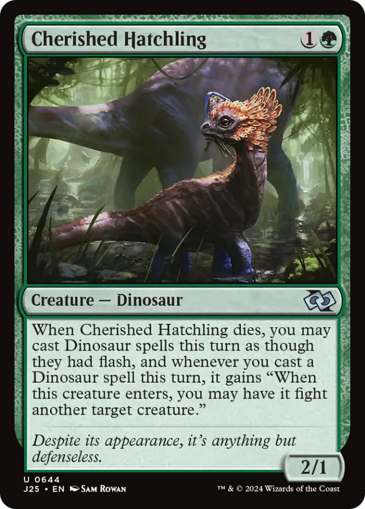 Cherished Hatchling [Foundations Jumpstart] - MTG Single