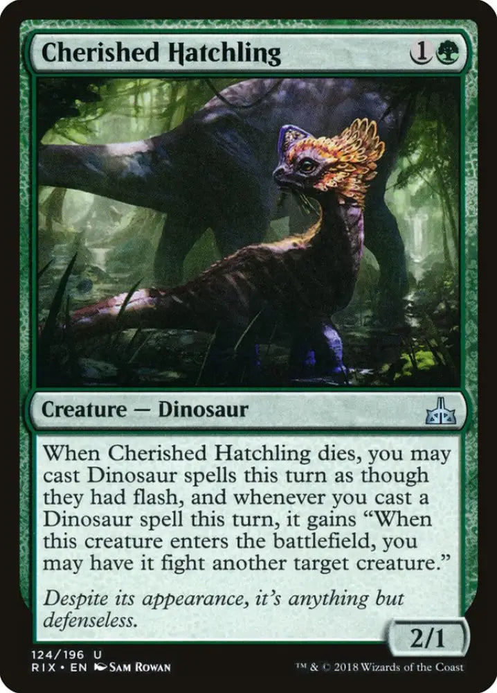 Cherished Hatchling [Rivals of Ixalan] - MTG Single