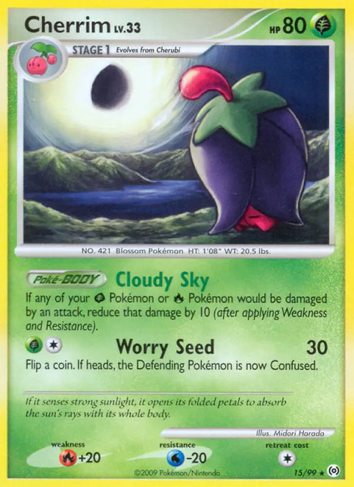 Cherrim (15/99) [Platinum: Arceus] - Pokemon Single