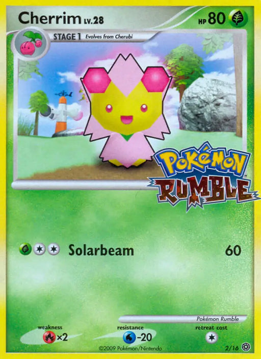 Cherrim (2/16) [Pokémon Rumble] - Pokemon Single