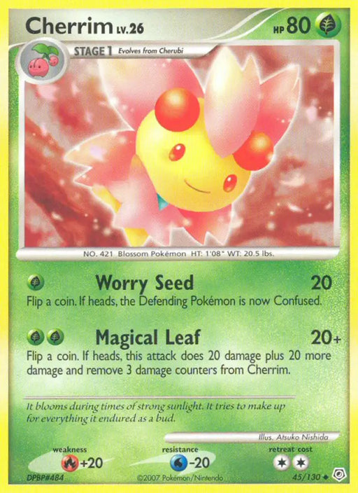 Cherrim (45/130) [Diamond & Pearl: Base Set] - Pokemon Single