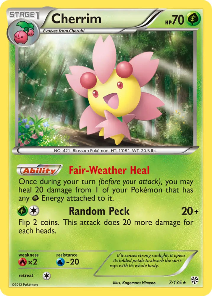 Cherrim (7/135) [Black & White: Plasma Storm] - Pokemon Single