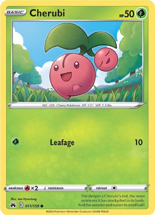 Cherubi (011/159) [Sword & Shield: Crown Zenith] - Pokemon Single