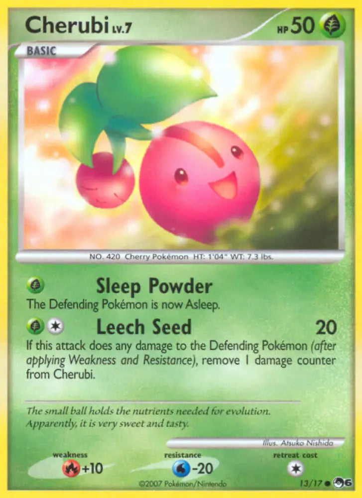 Cherubi (13/17) [POP Series 6] - Pokemon Single