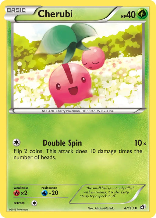 Cherubi (4/113) [Black & White: Legendary Treasures] - Pokemon Single