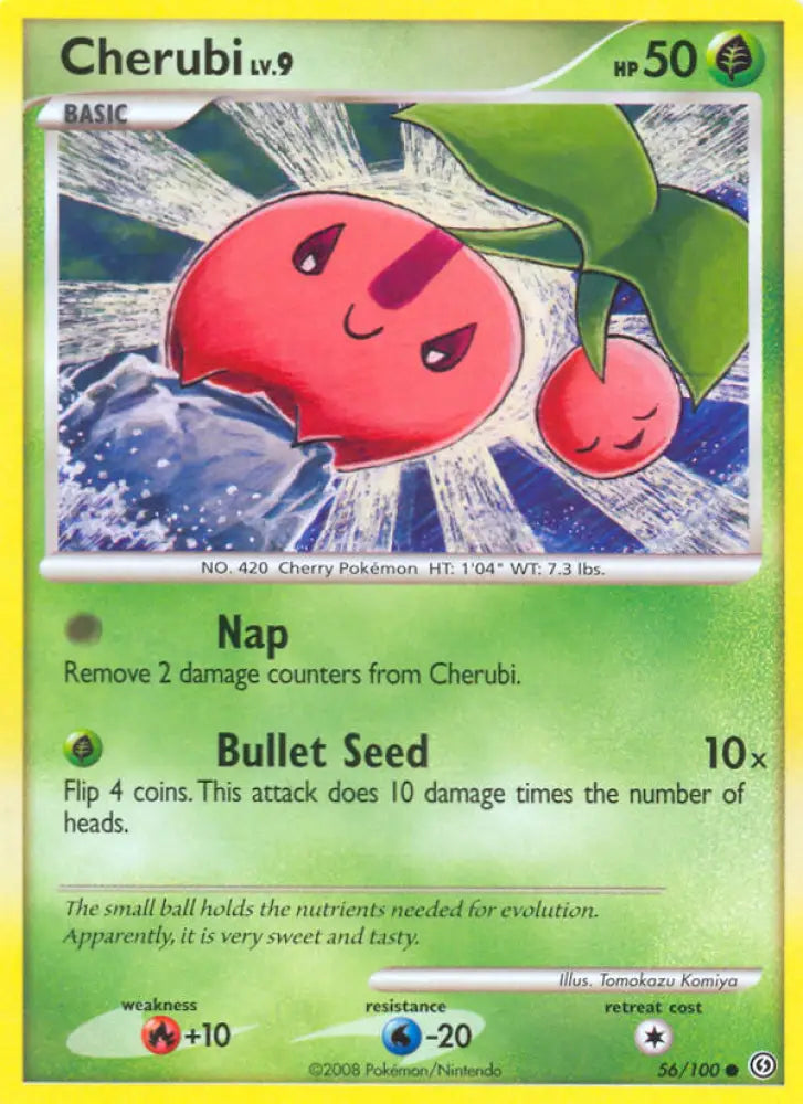 Cherubi (56/100) [Diamond & Pearl: Stormfront] - Pokemon Single