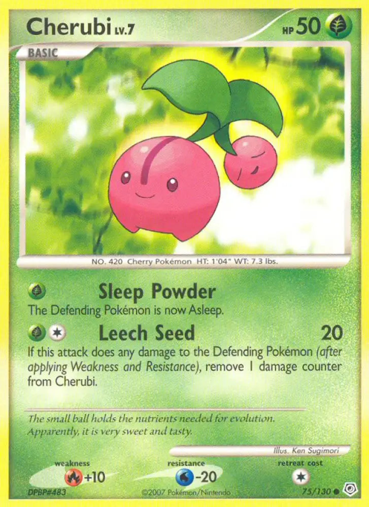 Cherubi (75/130) [Diamond & Pearl: Base Set] - Pokemon Single