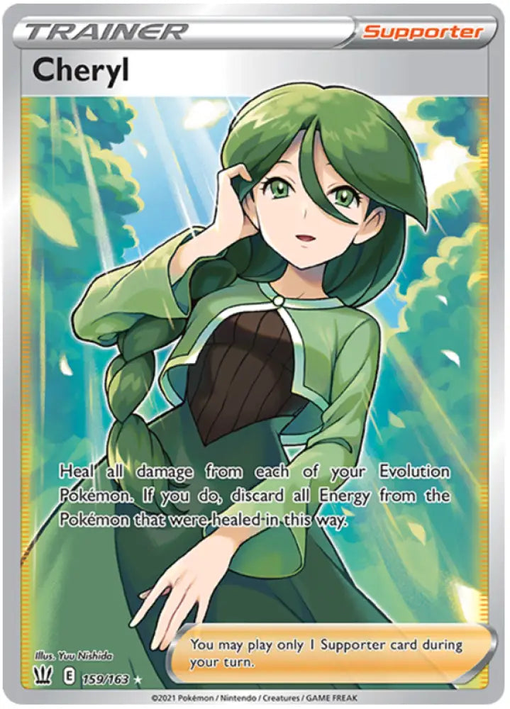 Cheryl (159/163) [Sword & Shield: Battle Styles] - Pokemon Single