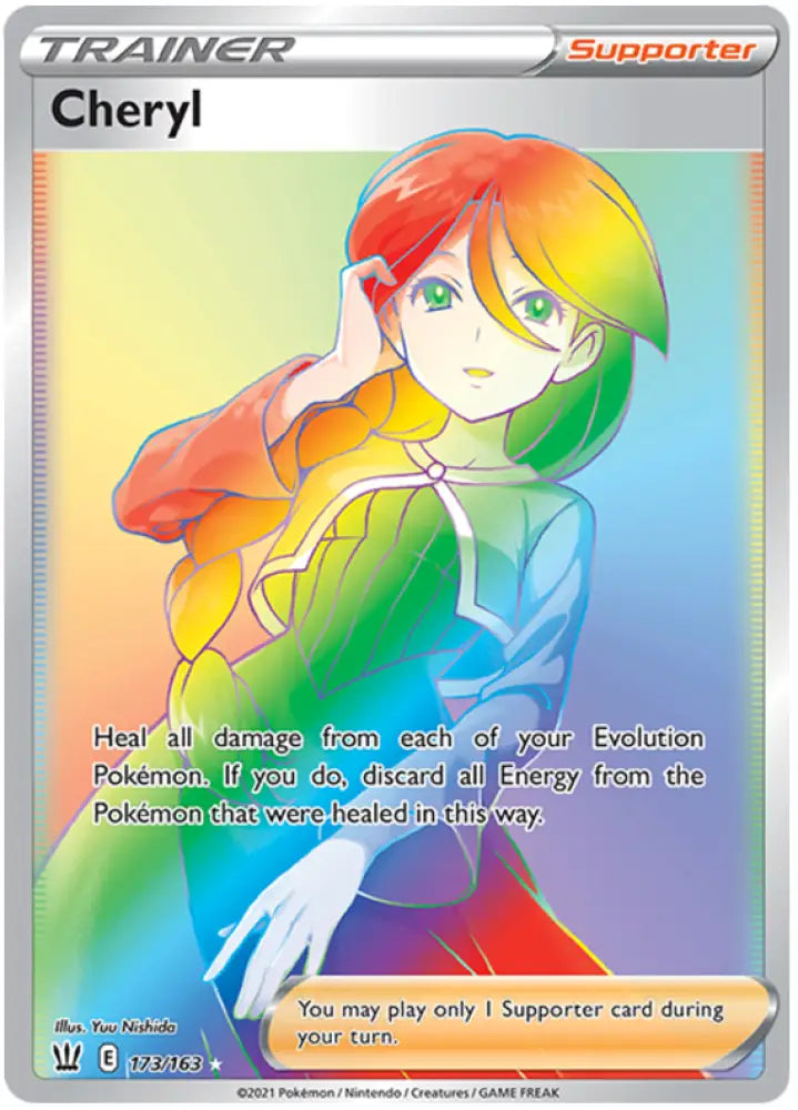 Cheryl (173/163) [Sword & Shield: Battle Styles] - Pokemon Single