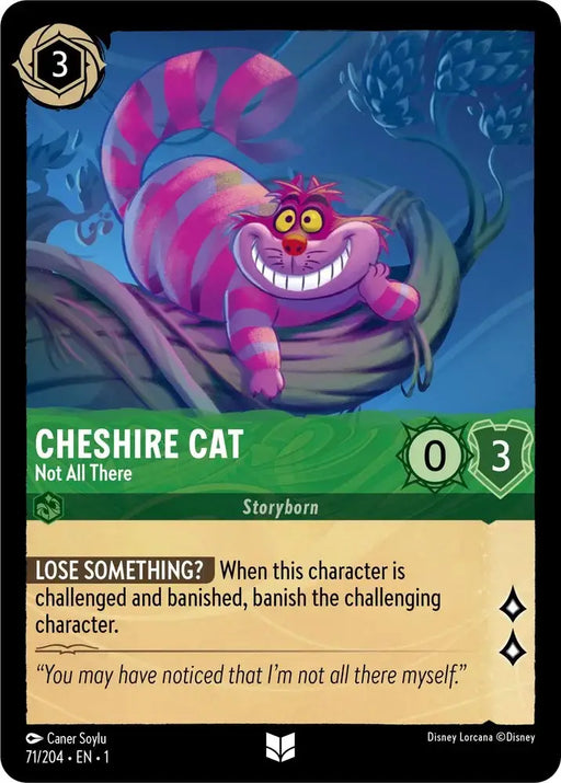 Cheshire Cat - Not All There (71/204) [The First Chapter] - Lorcana Single