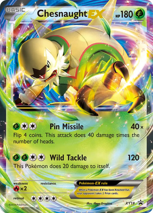 Chesnaught EX (XY18) [XY: Black Star Promos] - Pokemon Single