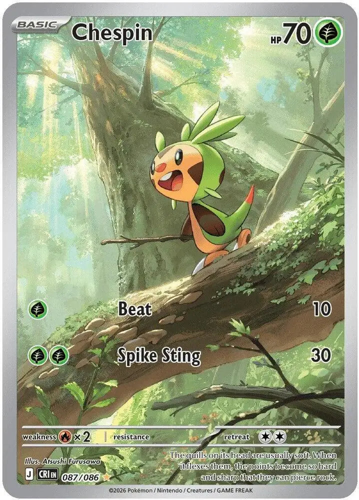 Chespin - 087/086 [ME04: Chaos Rising]