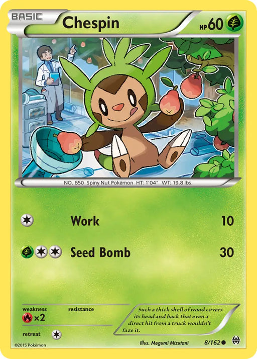 Chespin (8/162) [XY: BREAKthrough] - Pokemon Single