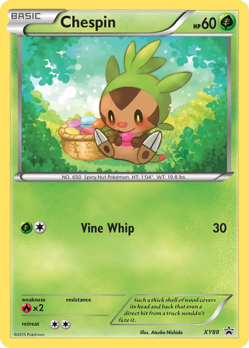 Chespin (XY88) (Collector Chest) [XY: Black Star Promos] - Pokemon Single