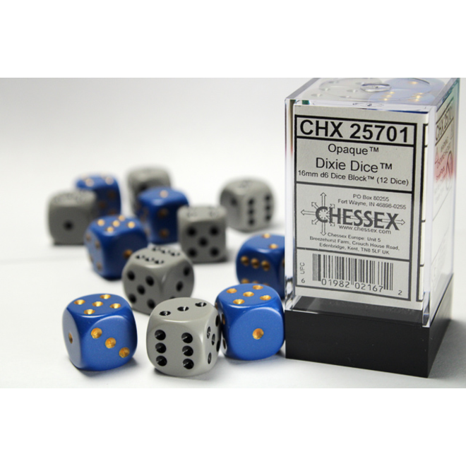 Chessex: Opaque 12D6 Dixie 16mm