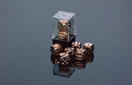 Chessex: Copper Plated 16mm d6 - Accessoire