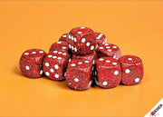 Chessex: Speckled 12d6 Lava Stone 16mm - Accessoire