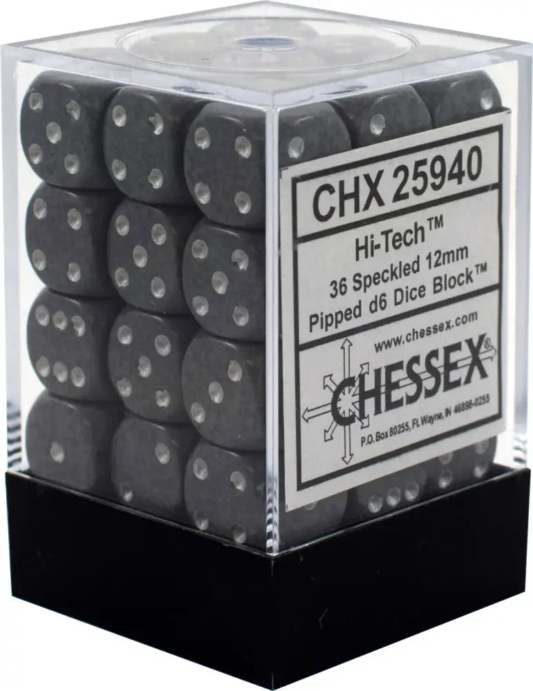 Chessex: Speckled 36D6 Hi-Tech 12mm - Accessoire