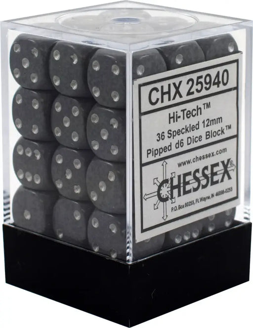 Chessex: Speckled 36D6 Hi-Tech 12mm - Accessoire