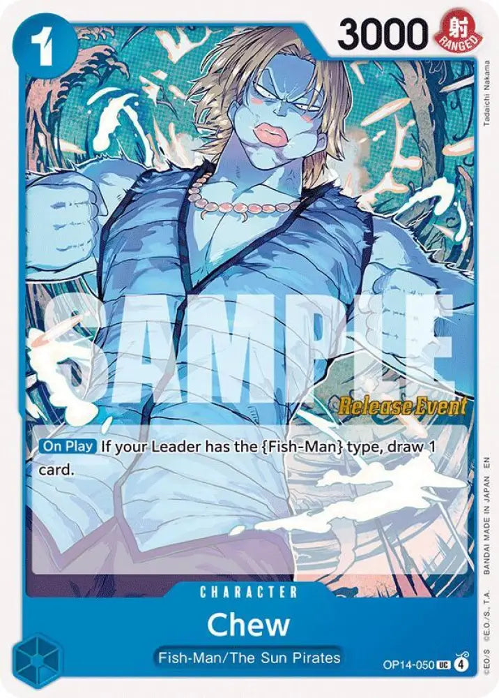 Chew (OP14-050) [The Azure Sea's Seven Release Event Cards]
