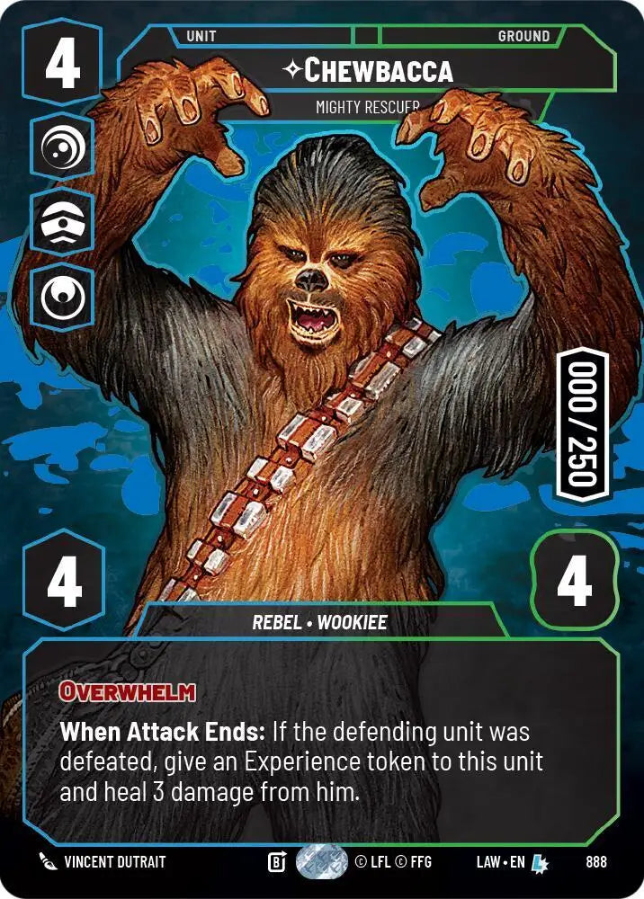 Chewbacca - Mighty Rescuer (Serialized) (888) [A Lawless Time]