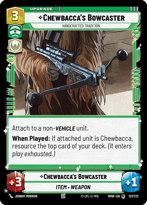 Chewbacca's Bowcaster - Handcrafted Tradition (127/272) [Homeworlds]