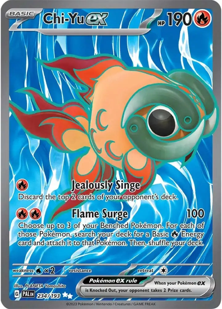 Chi-Yu ex (234/193) [Scarlet & Violet: Paldea Evolved] - Pokemon Single