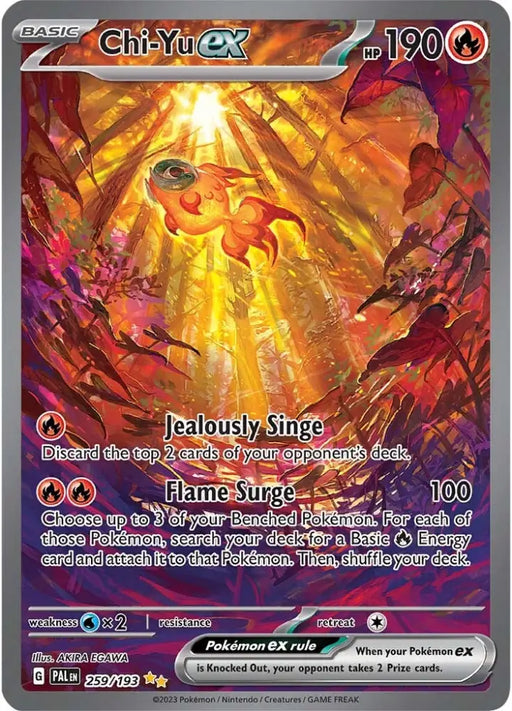 Chi-Yu ex (259/193) [Scarlet & Violet: Paldea Evolved] - Pokemon Single
