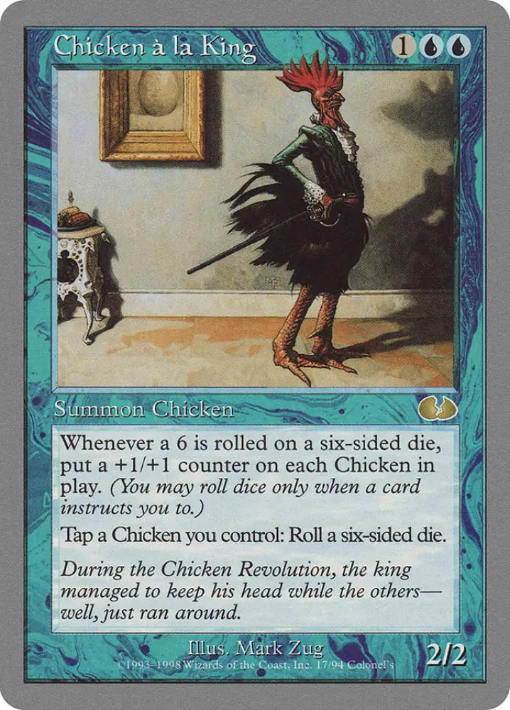 Chicken a la King [Unglued] - MTG Single
