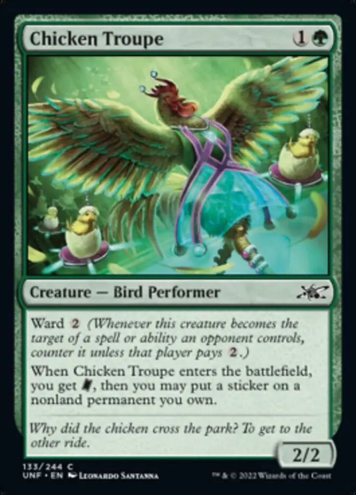 Chicken Troupe [Unfinity] - MTG Single