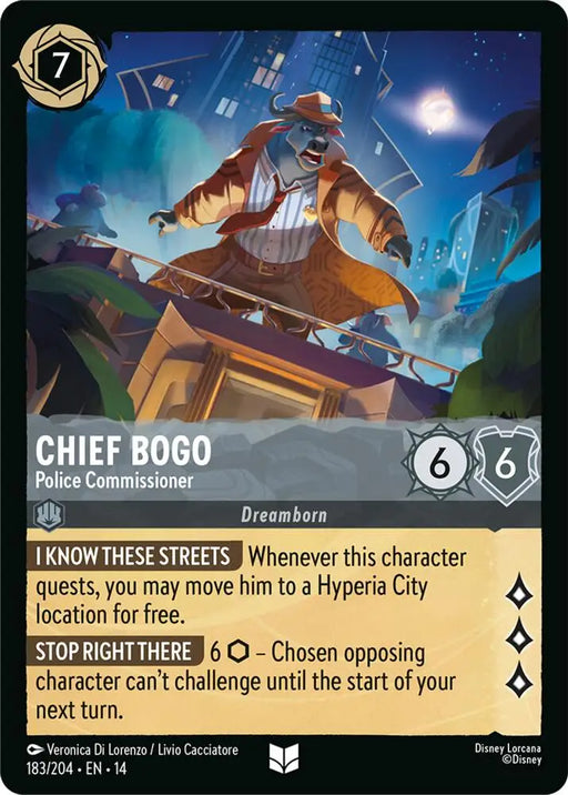 Chief Bogo - Police Commissioner (183/204) [Hyperia City]