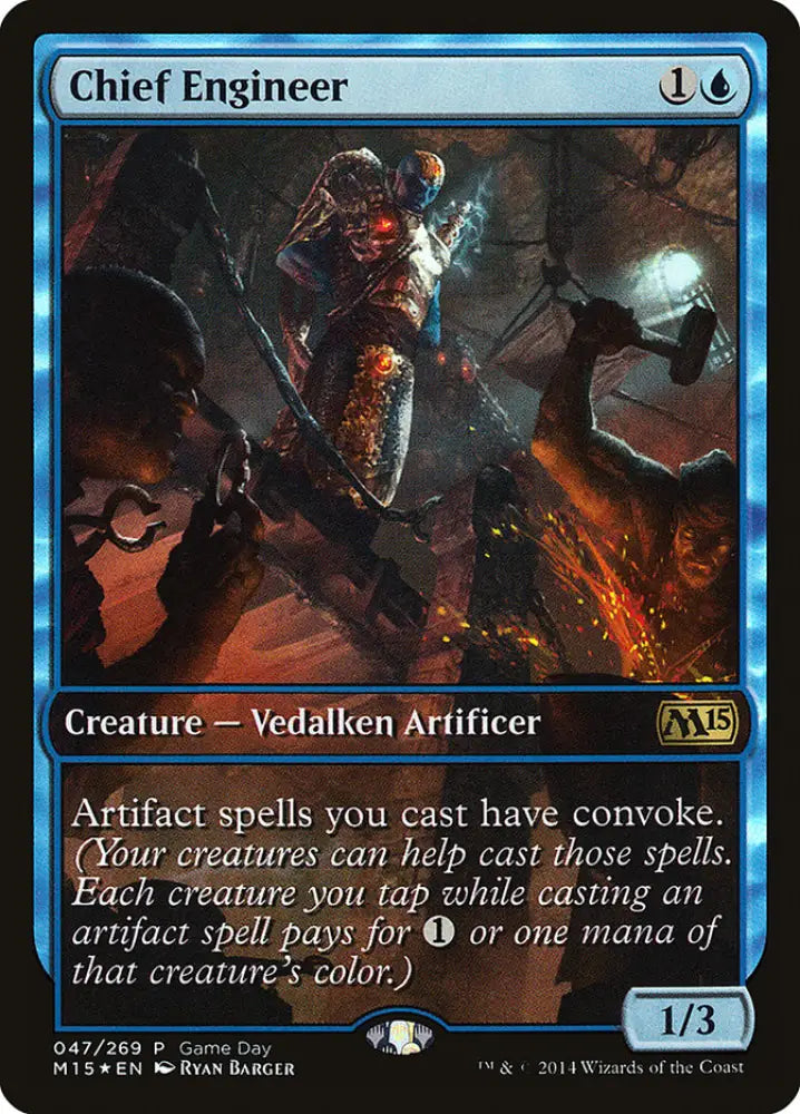 Chief Engineer (Game Day) [Magic 2015 Promos] - MTG Single