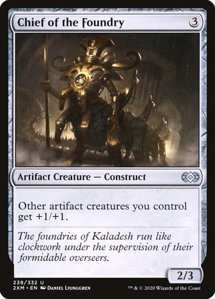 Chief of the Foundry [Double Masters] - MTG Single