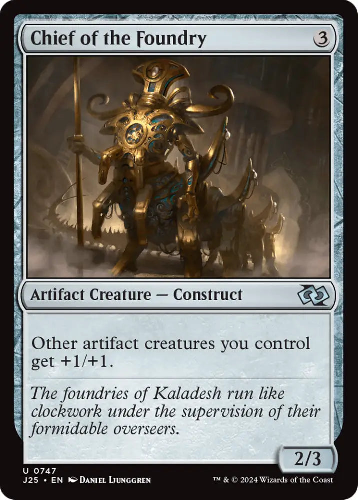Chief of the Foundry [Foundations Jumpstart] - MTG Single