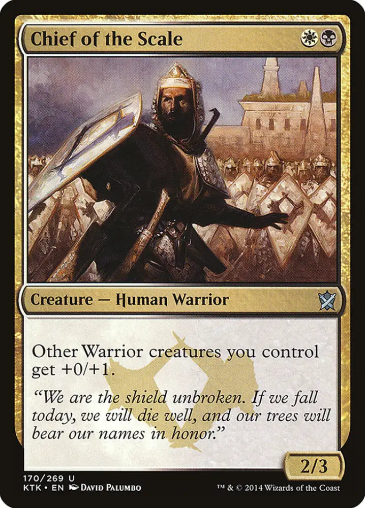 Chief of the Scale [Khans of Tarkir] - MTG Single