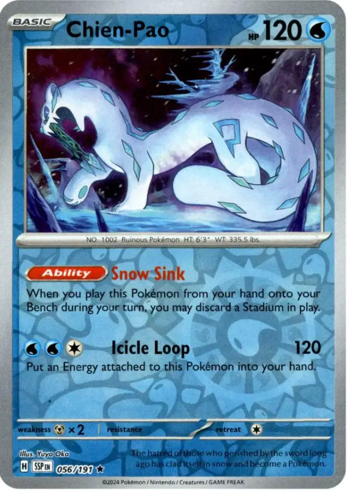 Chien-Pao (056/191) [Scarlet & Violet: Surging Sparks] - Pokemon Single