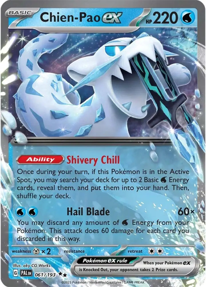 Chien-Pao ex (061/193) [Scarlet & Violet: Paldea Evolved] - Pokemon Single