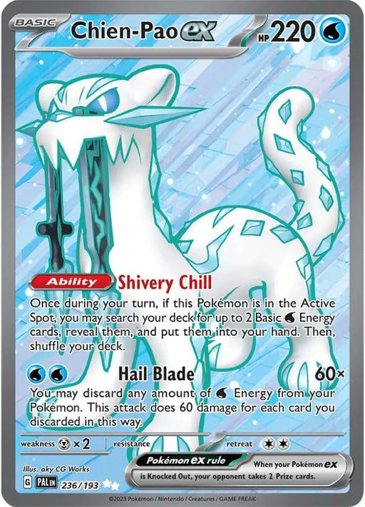 Chien-Pao ex (236/193) [Scarlet & Violet: Paldea Evolved] - Pokemon Single