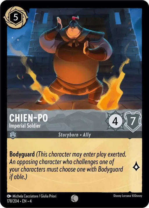 Chien-Po - Imperial Soldier (178/204) [Ursula’s Return] - Lorcana Single