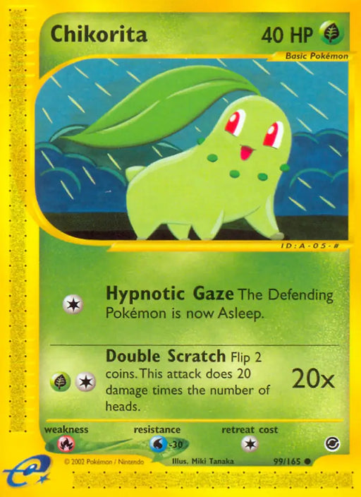 Chikorita (99/165) [Expedition: Base Set] - Pokemon Single