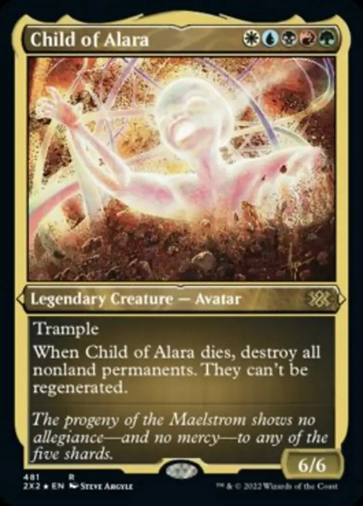 Child of Alara (Foil Etched) [Double Masters 2022] - MTG Single