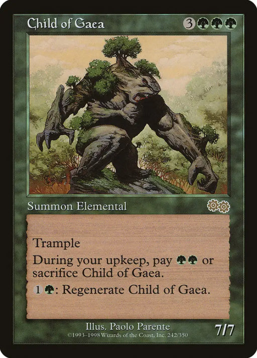 Child of Gaea [Urza’s Saga] - MTG Single