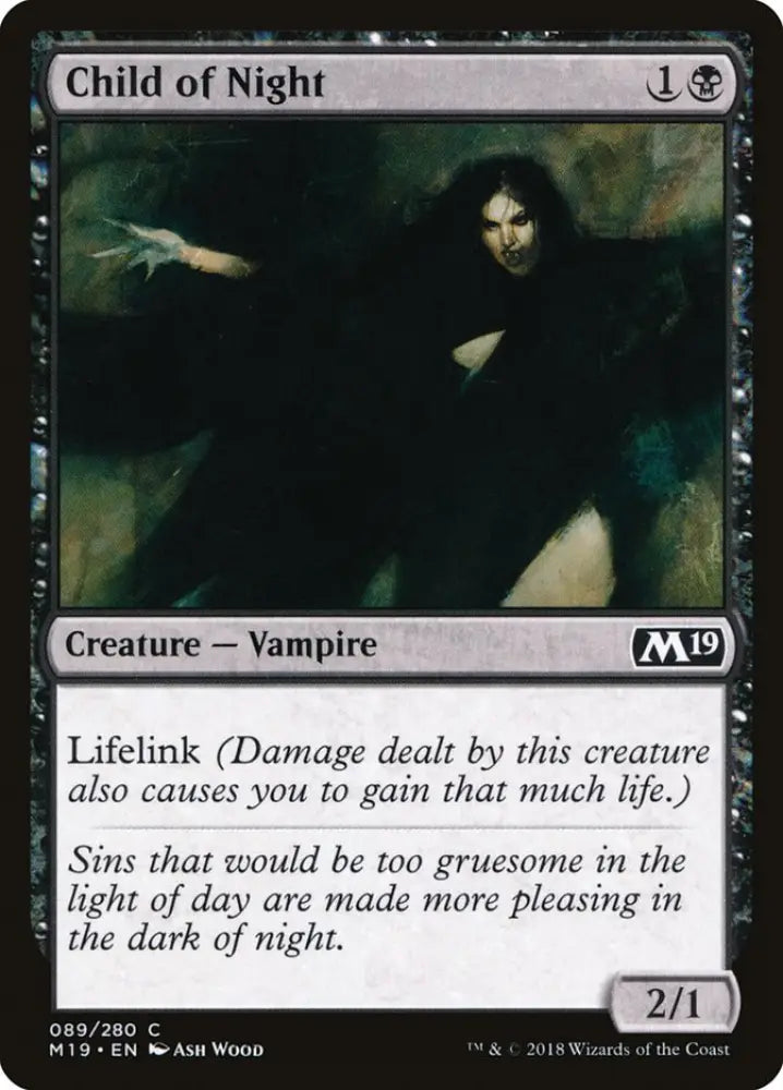 Child of Night [Core Set 2019] - MTG Single