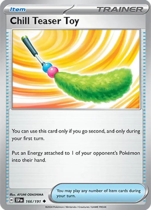 Chill Teaser Toy (166/191) [Scarlet & Violet: Surging Sparks] - Pokemon Single